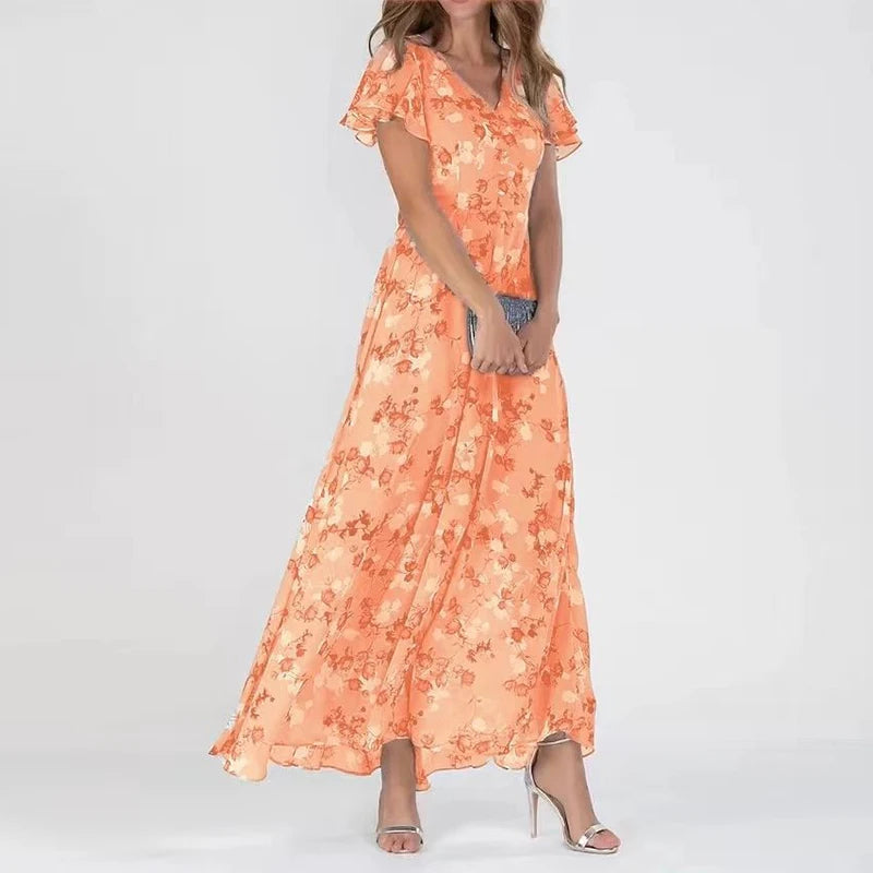 Aurelia Glamorous Tummy Covering Dress - Elena Harper