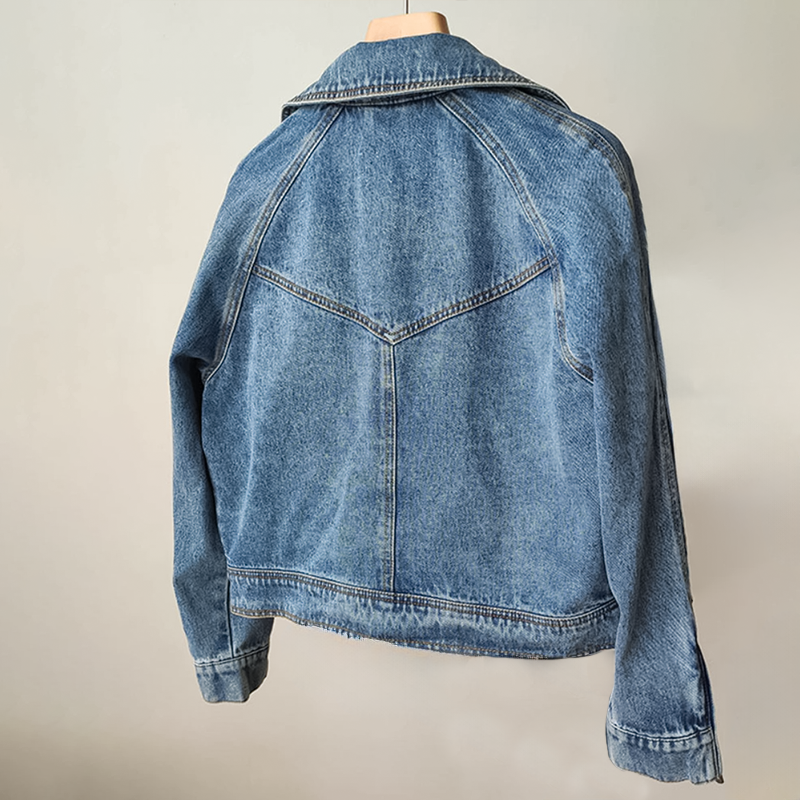 Lilliene Fashion Denim Jacket, view 6 - Elena Harper