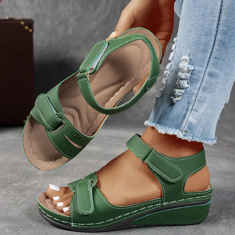 Women's Platform Open Toe Ankle Strap Sandals