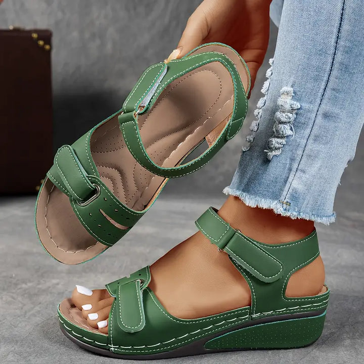 Women's Platform Open Toe Ankle Strap Sandals