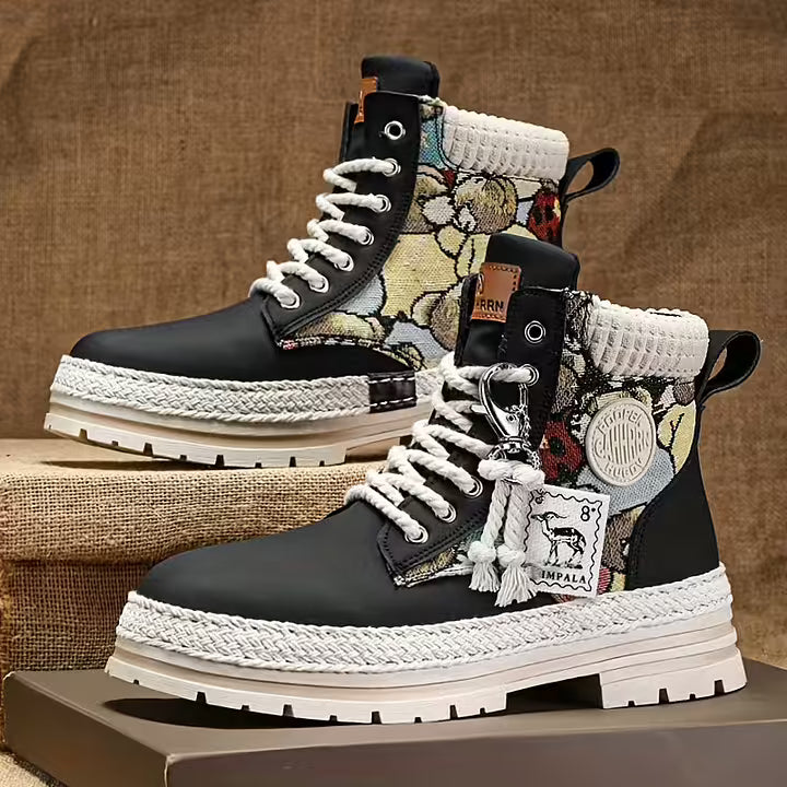Hilarie - Teddy Print Non-Slip Sneaker