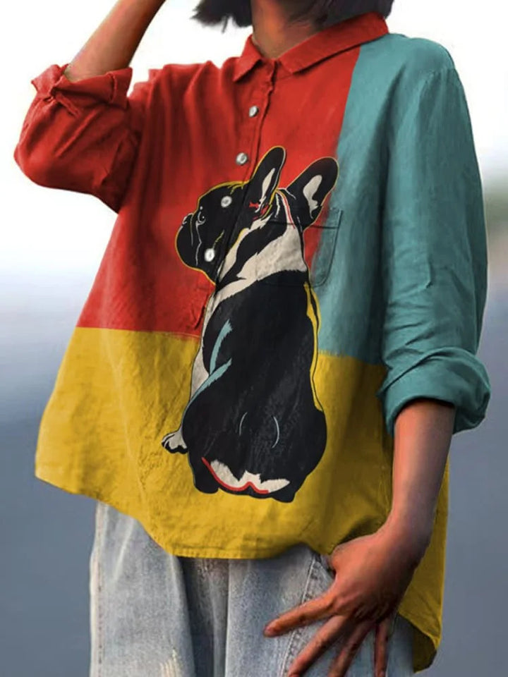 Charlotte Dog Art Shirt - Elena Harper
