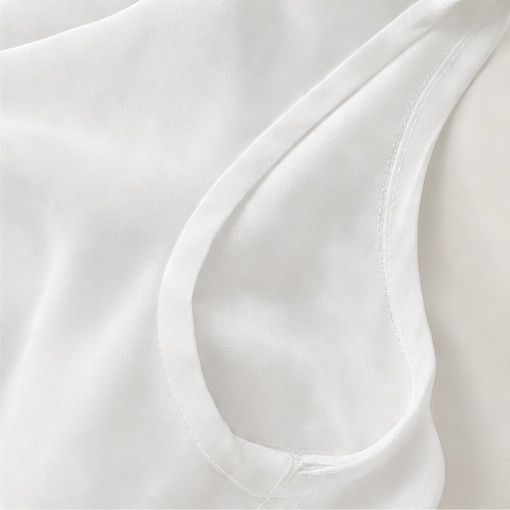Draperie Draped-Neck Pleated A-Line Wedding Guest Dress - Elena Harper