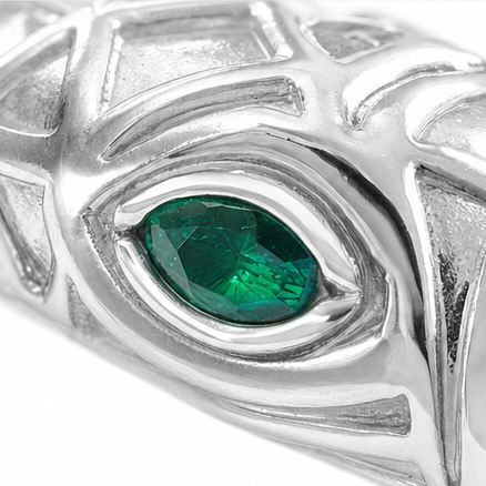 Coilhart Open Coil Serpent Wrap Bangle - Elena Harper