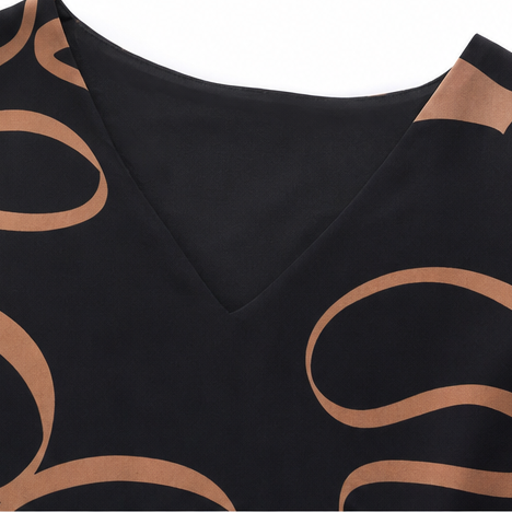 Draperie V-Neck Maxi Dress That Skims, Never Clings - Elena Harper