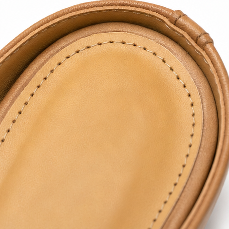 Archella Woven Leather Arc-Vamp Slip-On Mules - Elena Harper