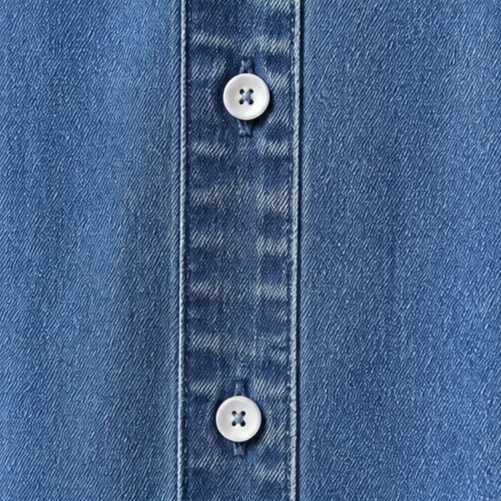 Denvera Denim-Look Maxi Dress That Moves With You - Elena Harper