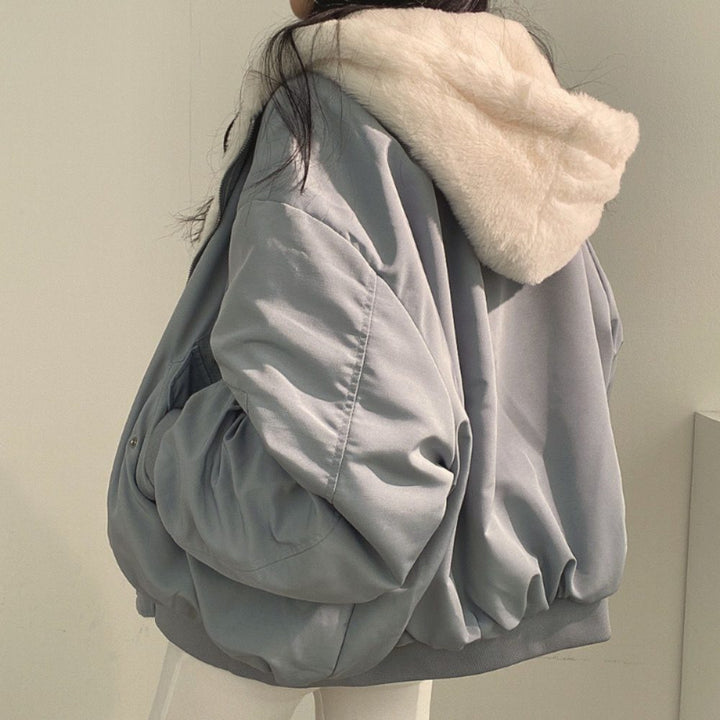 Fleece Jacket with Hood for Women