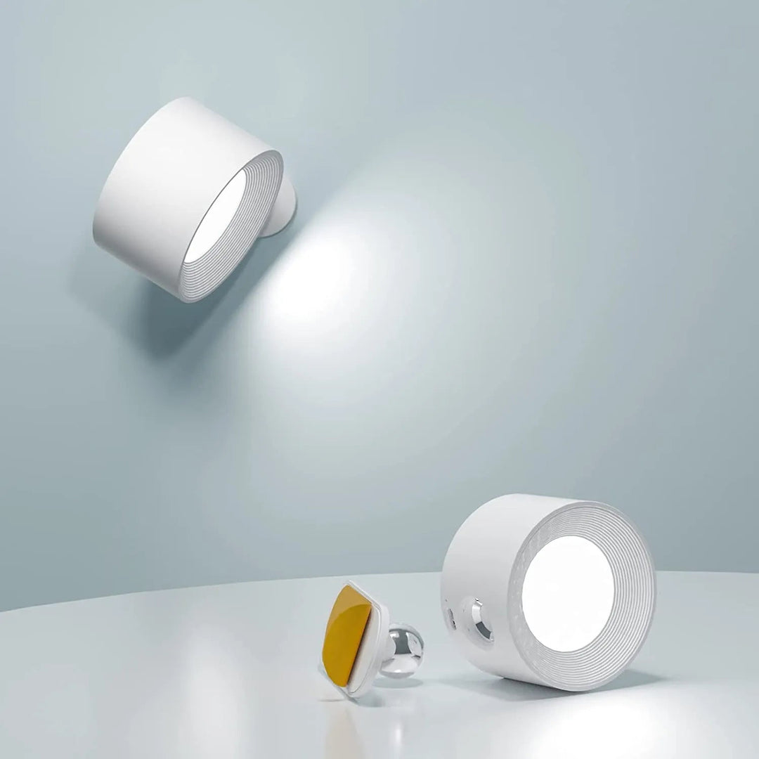 Dimmable 360° Wireless Wall Light - Rechargeable & Versatile