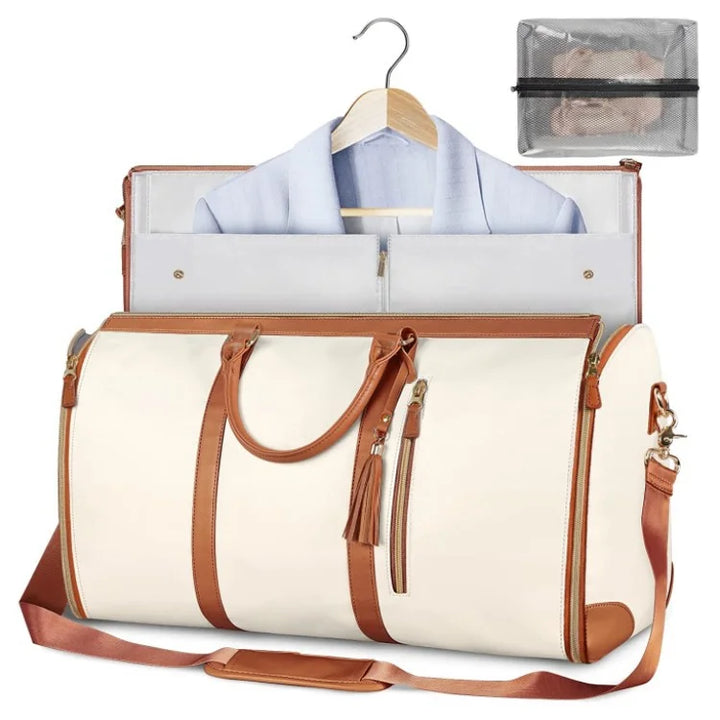 Foldable Smart Multi-Compartment Carry-On Bag for Travel