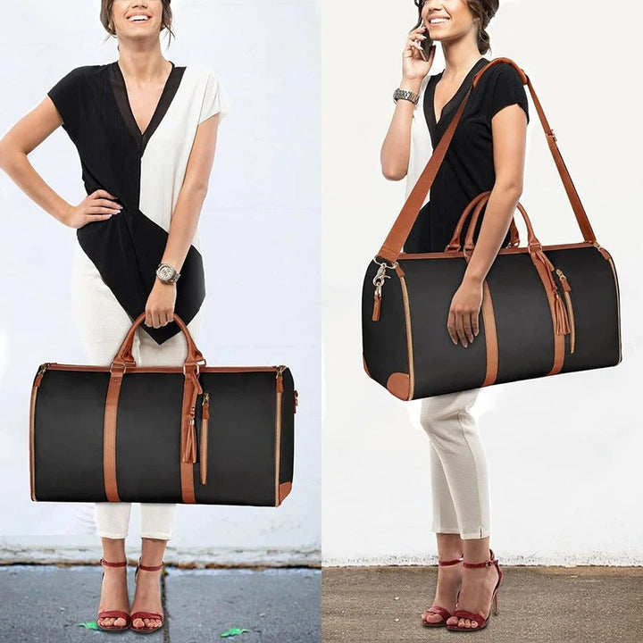 Foldable Smart Multi-Compartment Carry-On Bag for Travel