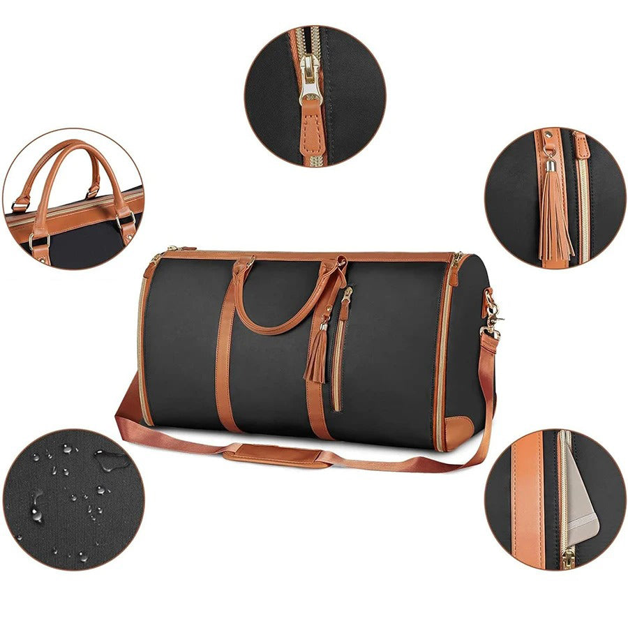 Foldable Smart Multi-Compartment Carry-On Bag for Travel