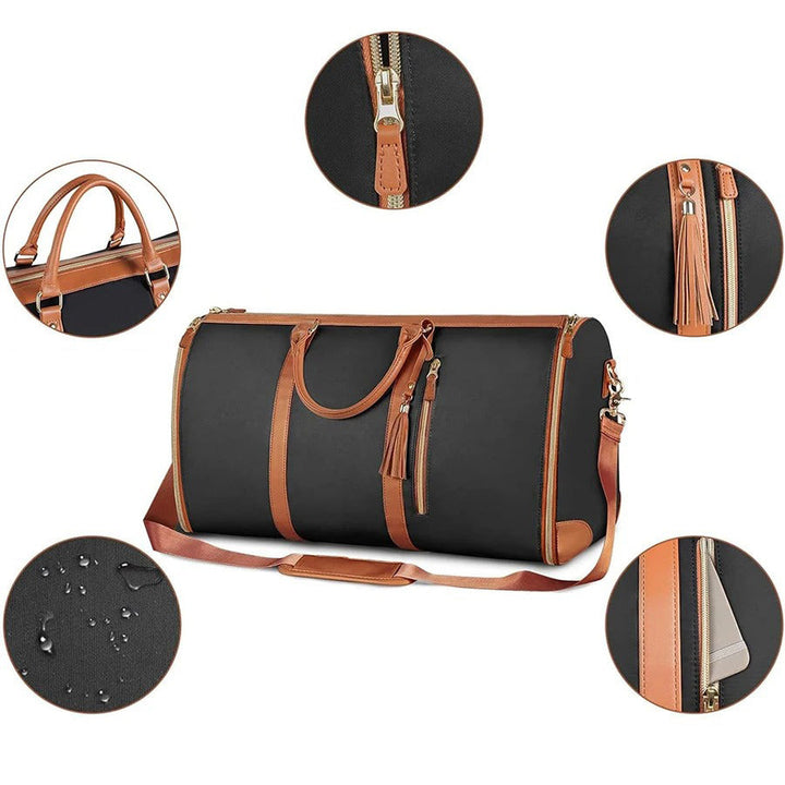 Foldable Smart Multi-Compartment Carry-On Bag for Travel