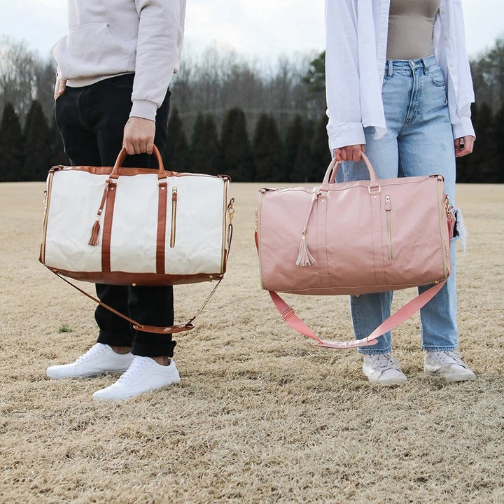 Foldable Smart Multi-Compartment Carry-On Bag for Travel