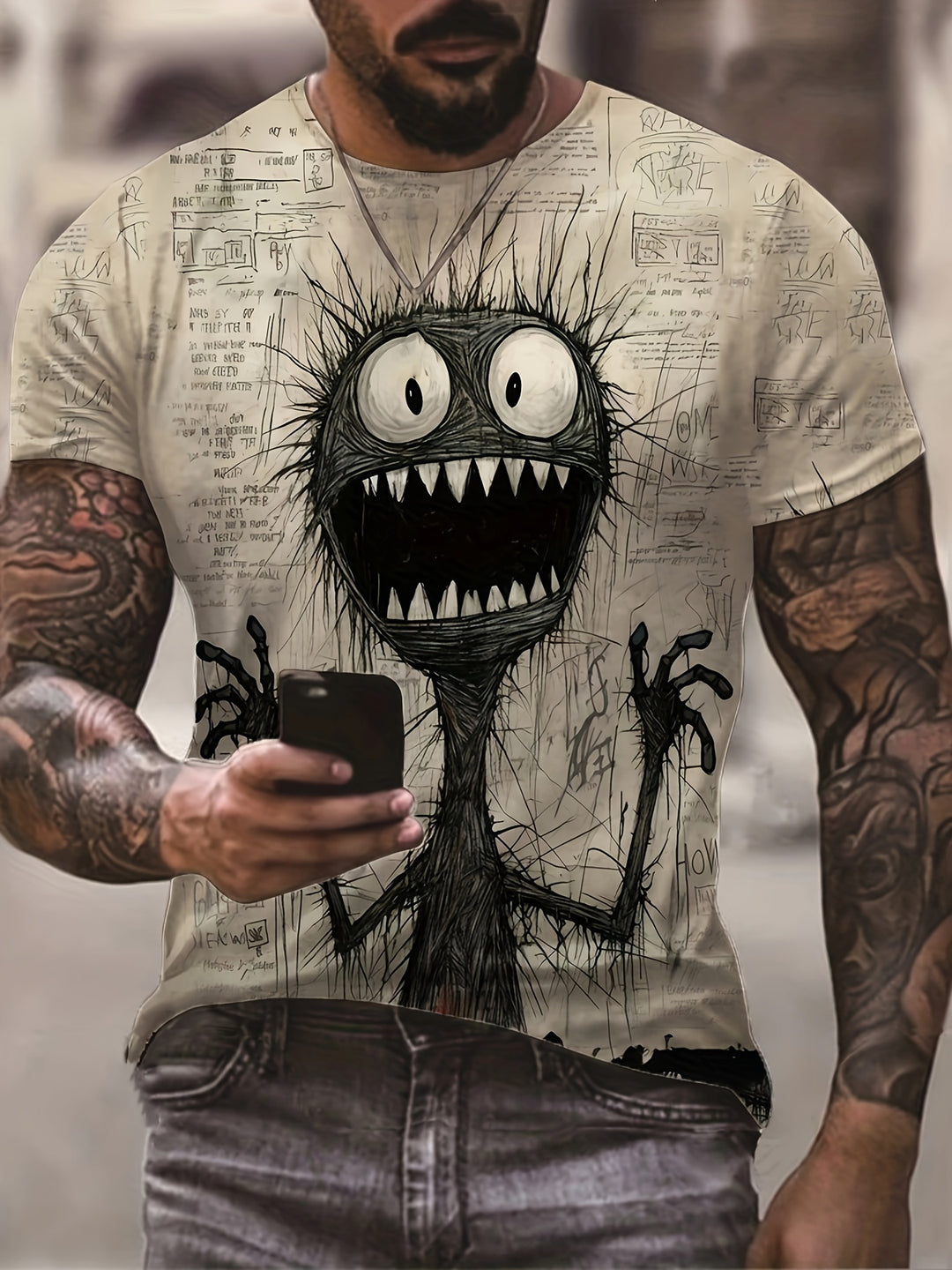 Men's T-Shirt Casual & Comfortable For Summer & Daily Use Stylish Design - Elena Harper