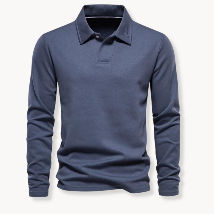 Men's Polo | Long Sleeve T-Shirt | Timeless Comfort & Elegant Style