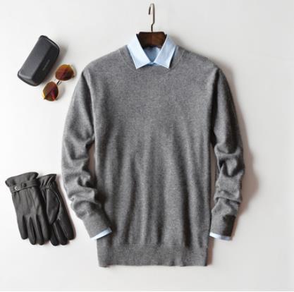 First-class cashmere sweater for men with high quality and effortless style | Wessel