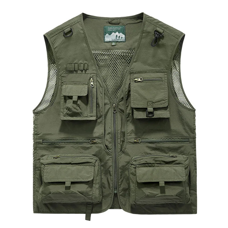 Men's Bodywarmer | Cargo | With Zipper | Summer