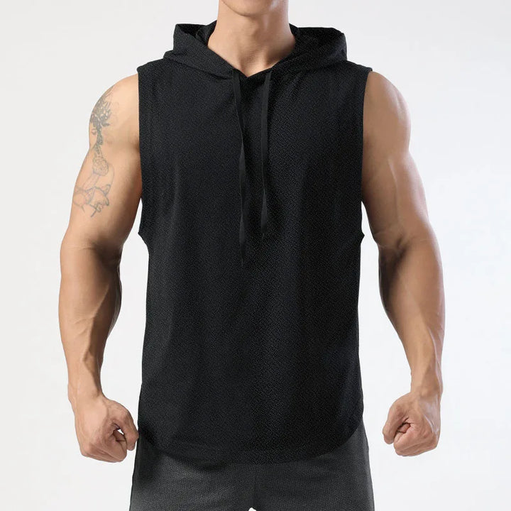 Men's Hoodie | Sleeveless Hoodie | Drawstring | Summer