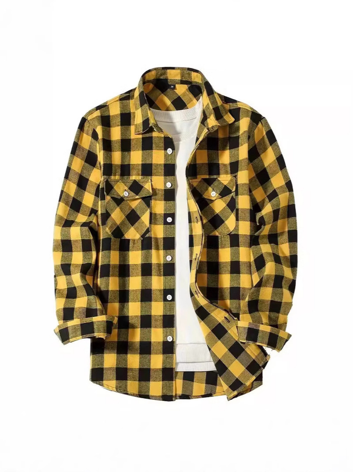 Men's Shirt | Long Sleeve | Loose Fit | Casual Wear