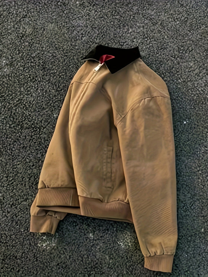 Men's Jacket | Vintage Straight | With Zipper | Spring