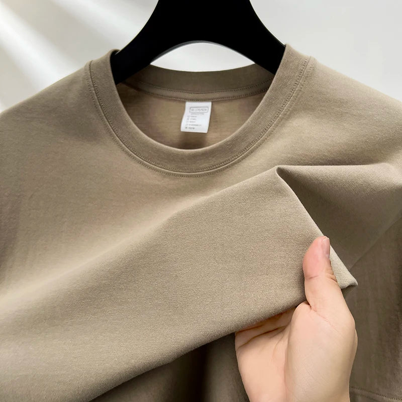 Men's T-shirt | Breathable & Loose Fit | Summer | Solid Color