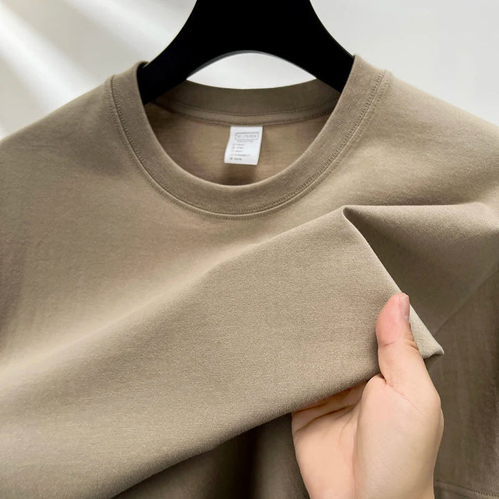 Men's T-shirt | Breathable & Loose Fit | Summer | Solid Color