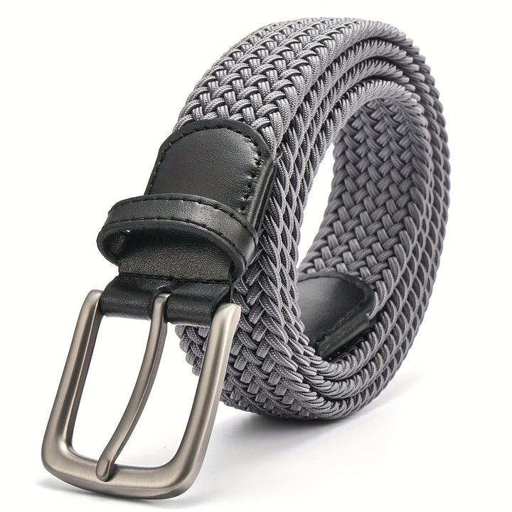 Men's Belt | Stretch Woven Design | Golf & Casual Wear Comfort | Strong Buckle