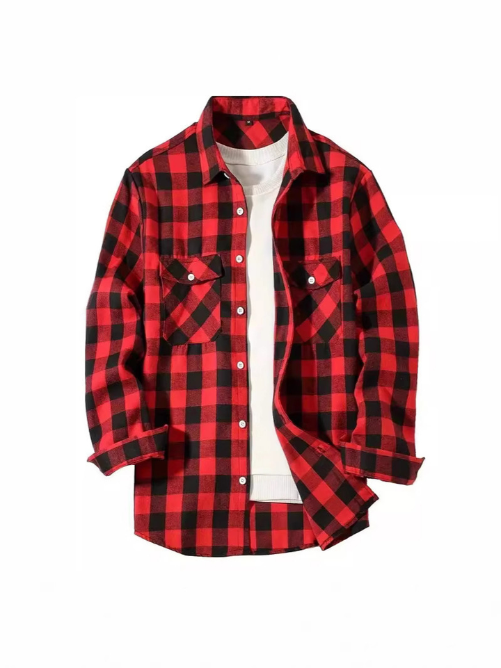 Men's Shirt | Long Sleeve | Loose Fit | Casual Wear