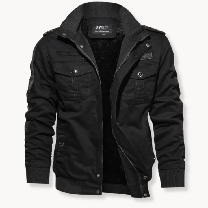Winter Jacket Men | Windproof Work Jacket with Pockets | Outdoor Jacket
