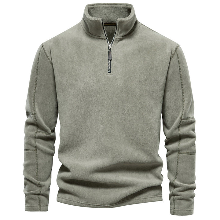 Sweaters for Men | Thermal Sweater | Half-Zip Stand-Up Collar | Winter