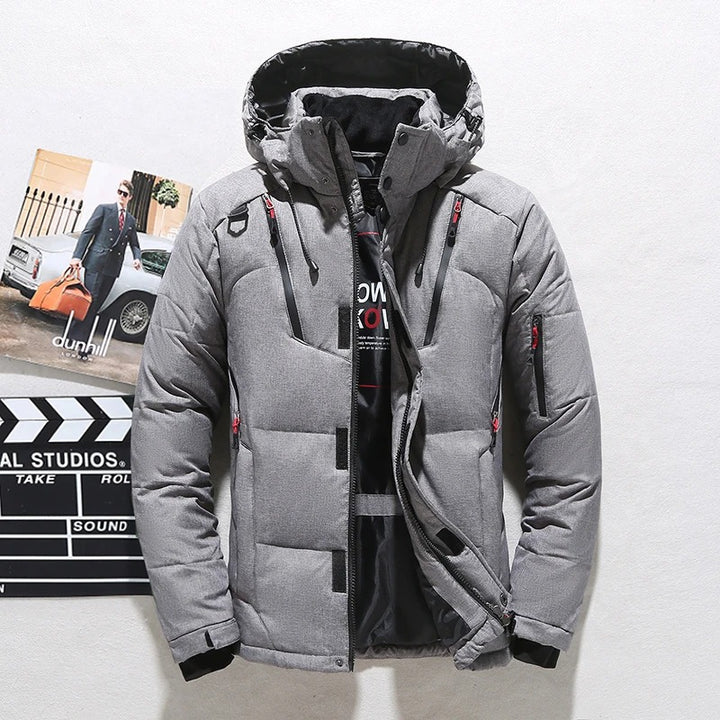 Winter Jacket Men | Warm Ski Jacket with Hood