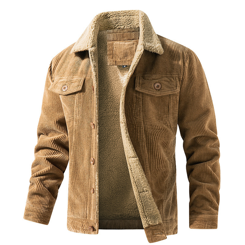 Winter Jacket for Men | Warm Jacket with Plush Lining | Thick Casual Look