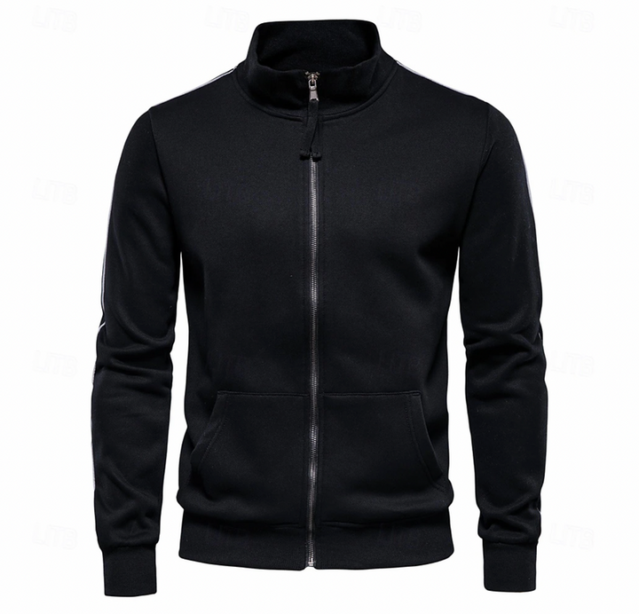 Winter Jacket Men | Lightweight | Zipper Closure | Stand-Up Collar