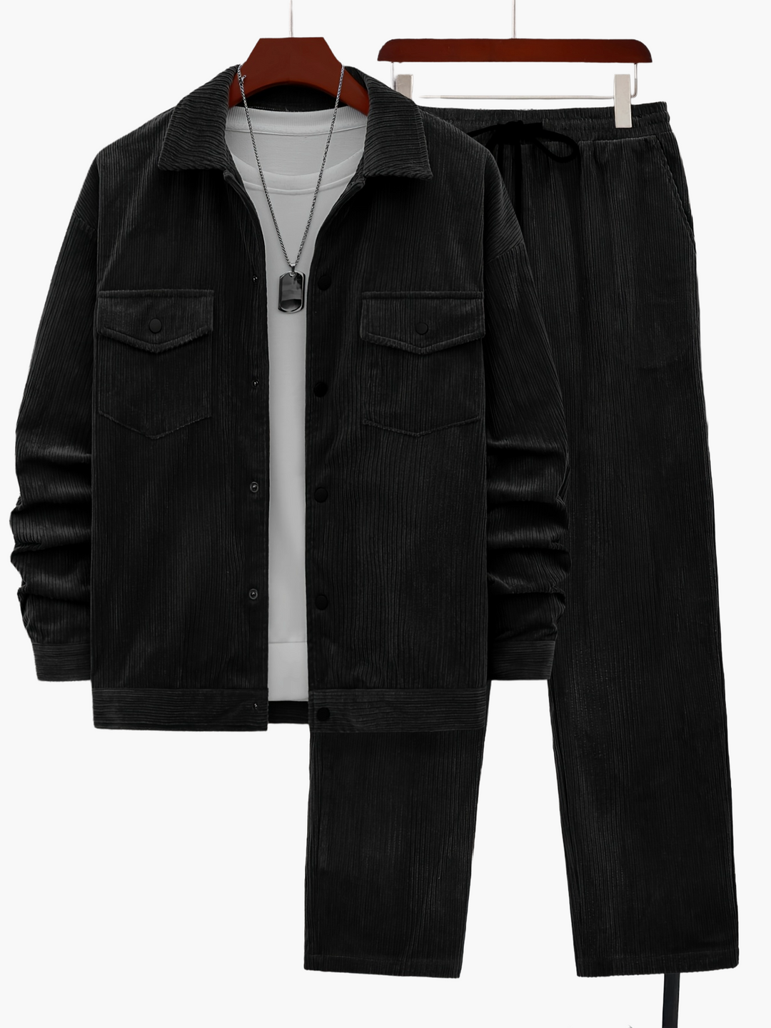 Men's Set | Vintage | With Buttons | Winter
