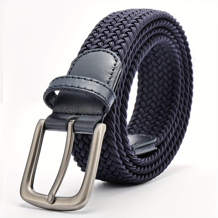 Men's Belt | Stretch Woven Design | Golf & Casual Wear Comfort | Strong Buckle