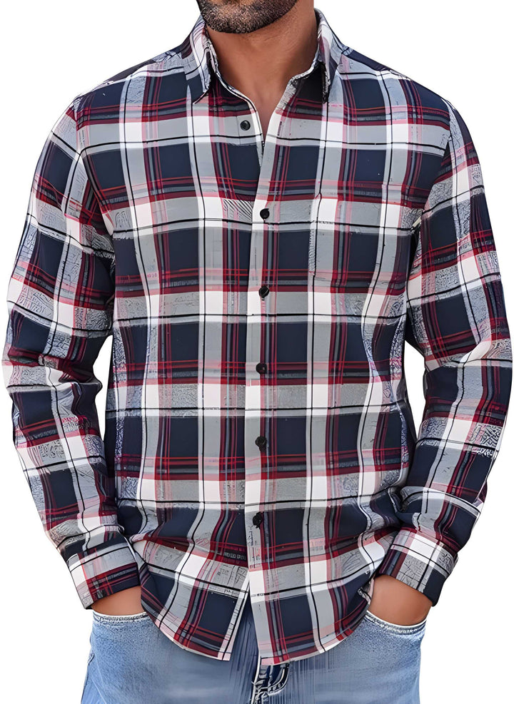 Men's Shirt | Long Sleeve | Loose Fit | Casual Wear
