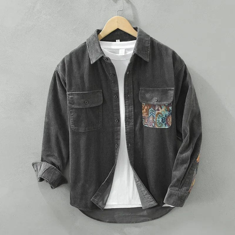 Classic Corduroy Shirt with Structured Elegance and Versatile Style | Teije