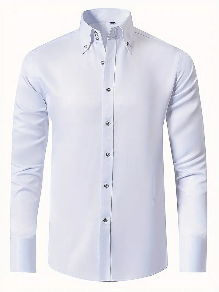 Men's Shirt | Elegant & Professional | Long Sleeves & Button Closure | Spring Clothing