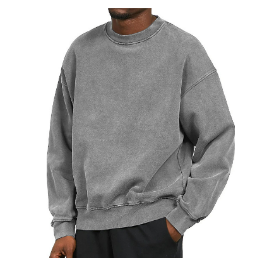 Sweaters for Men | Warm & Casual | Oversized O-neck Sweater for Men