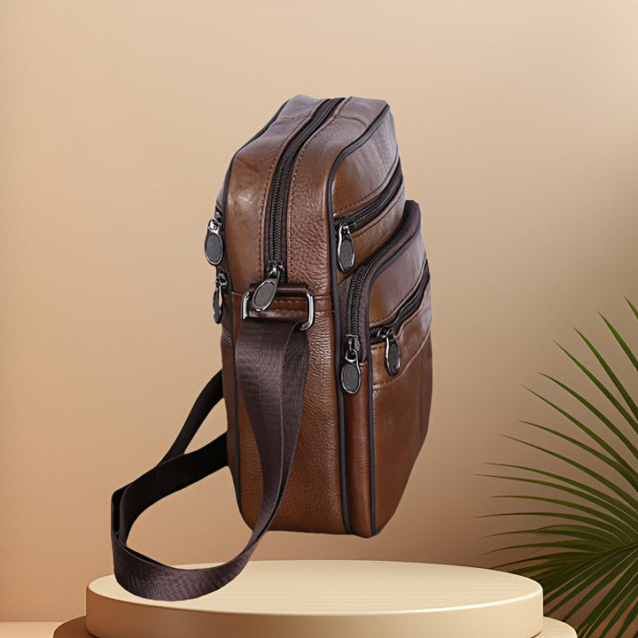 Alberto - Practical Leather Bag for Men