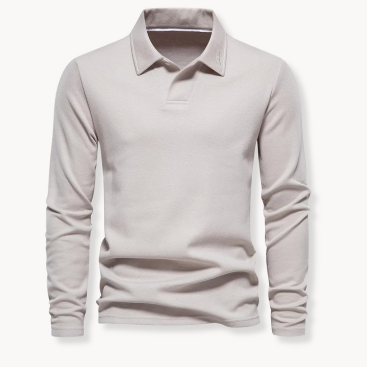 Men's Polo | Long Sleeve T-Shirt | Timeless Comfort & Elegant Style