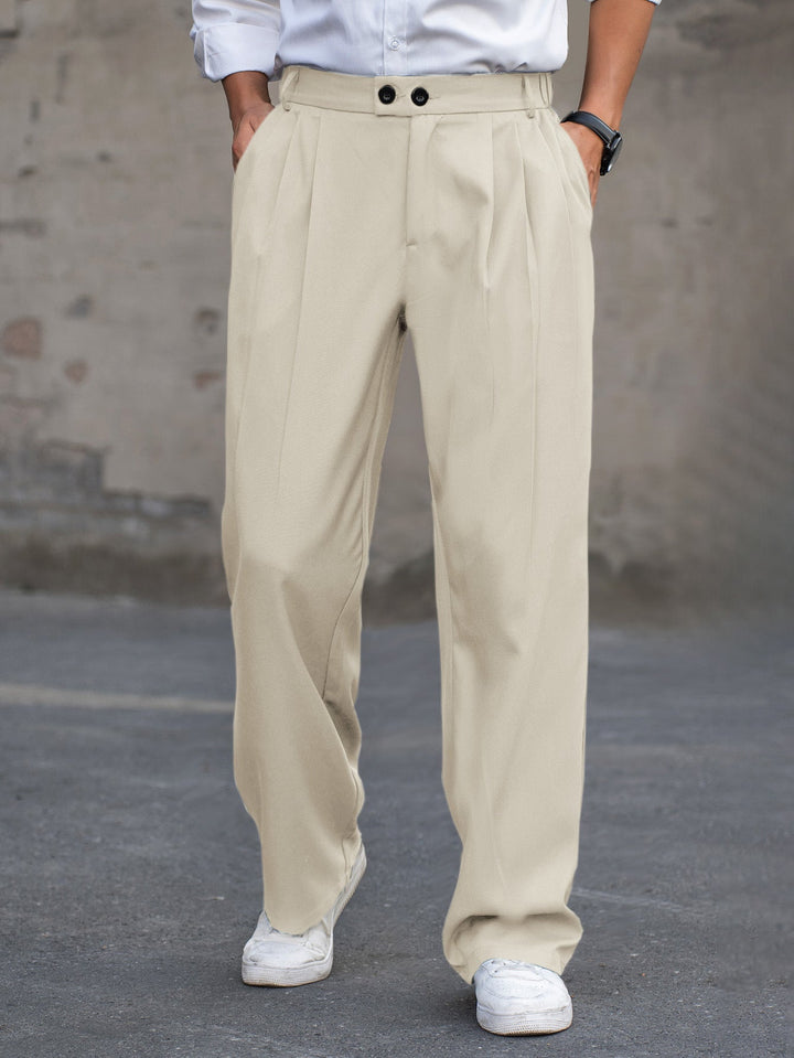 Men's Straight Pants | Casual | Comfortable & Functional | Spring & Summer