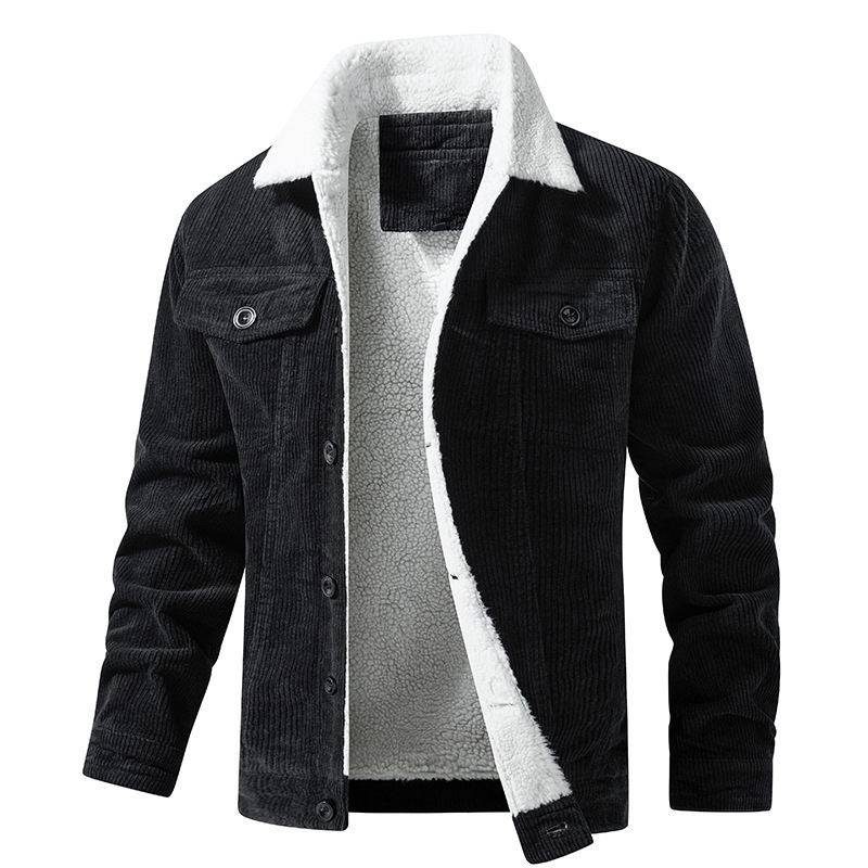 Winter Jacket for Men | Warm Jacket with Plush Lining | Thick Casual Look
