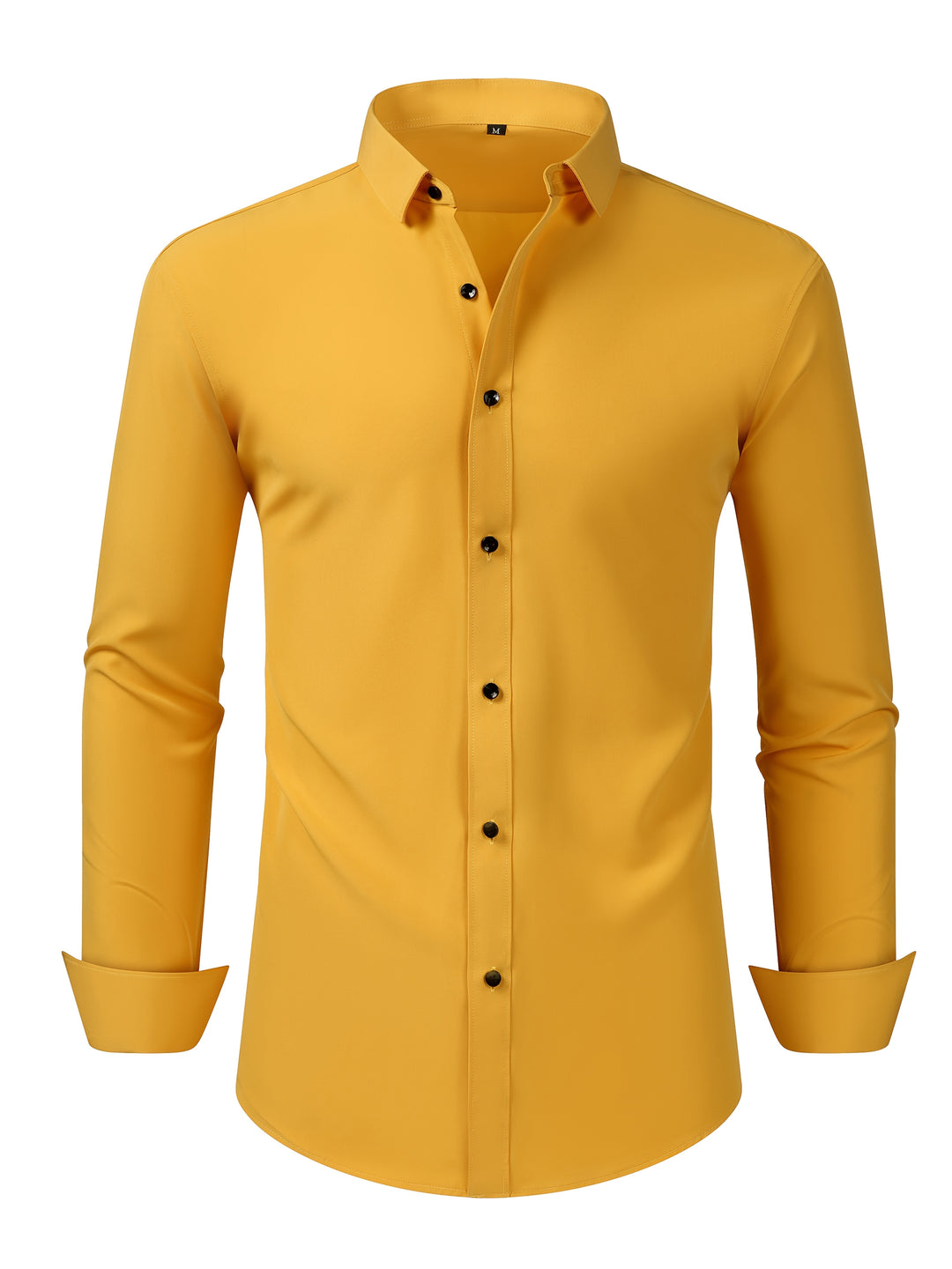 Men's Shirt | Long Sleeves & Notched Collar | Breathable & Comfortable | Polyester