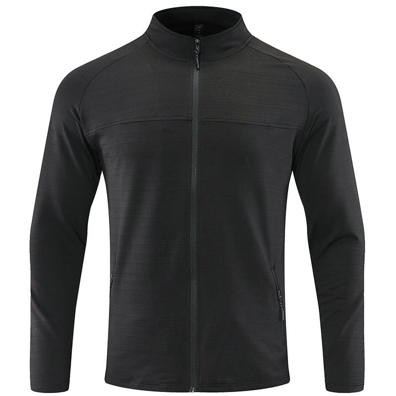 Men's Sports Jacket Slim Fit & Lightweight Breathable & Quick-Drying Full-Zip, view 2 - Elena Harper