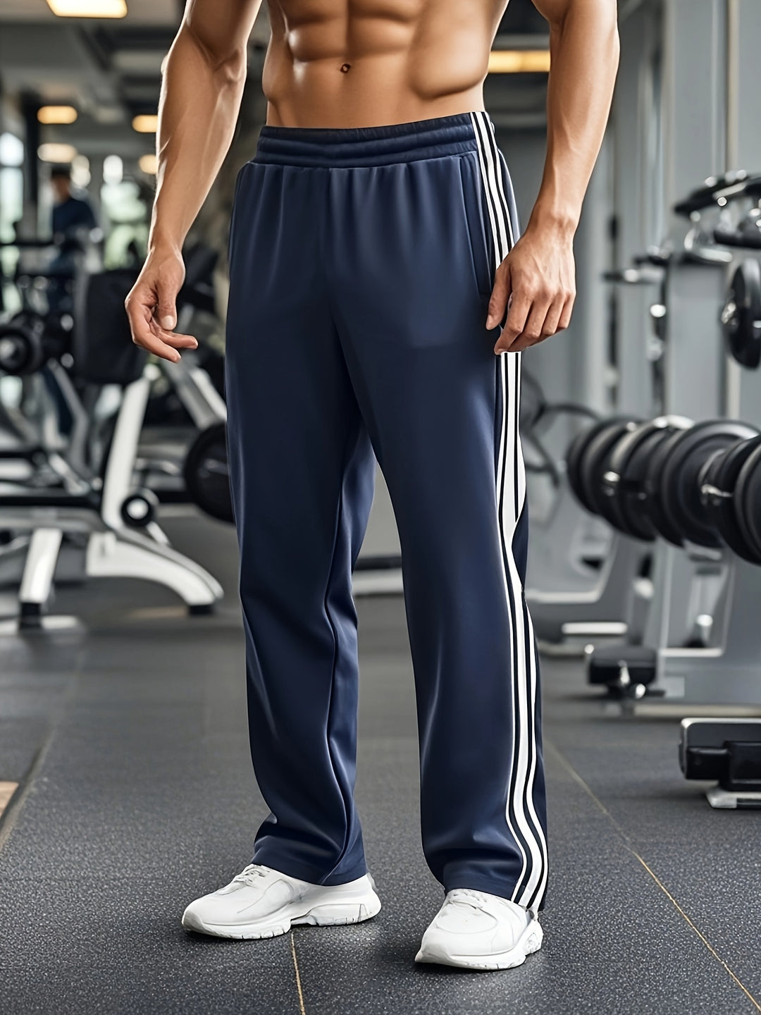 Men's Sports Pants Breathable & Lightweight Drawstring for Training, Running & Outdoor Sports - Elena Harper