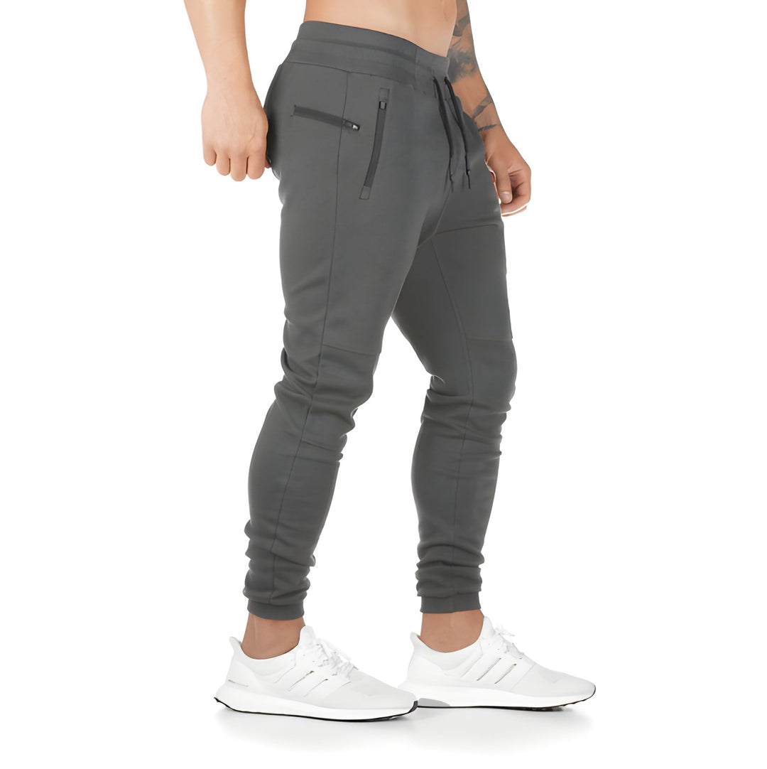 Men's Jogging Pants | Lightweight & Breathable | With Zipper Pockets & Drawstring