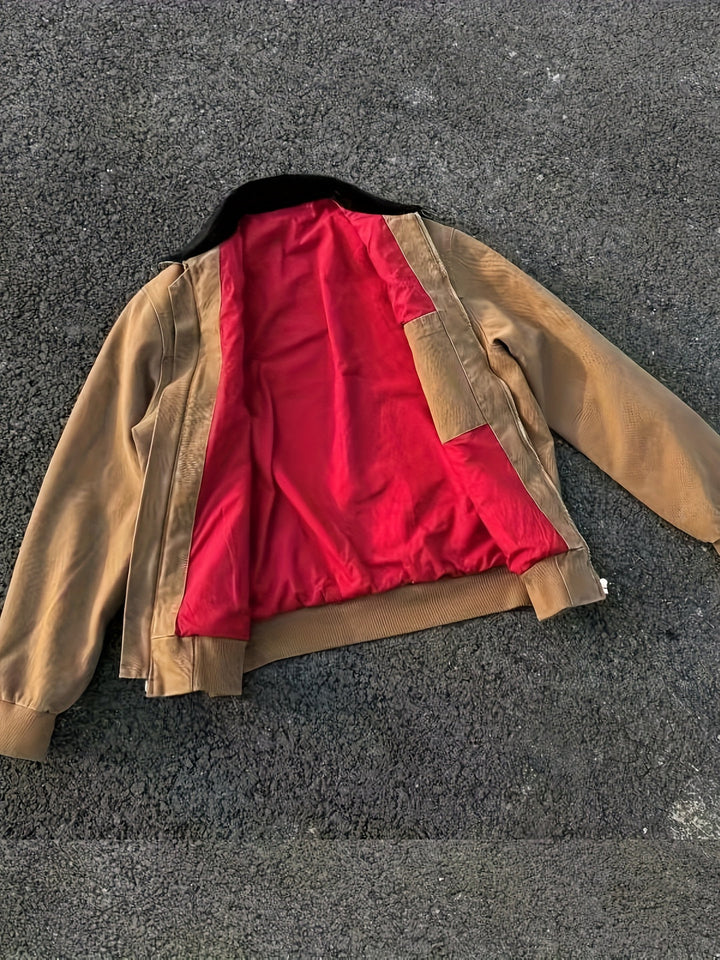 Men's Jacket | Vintage Straight | With Zipper | Spring