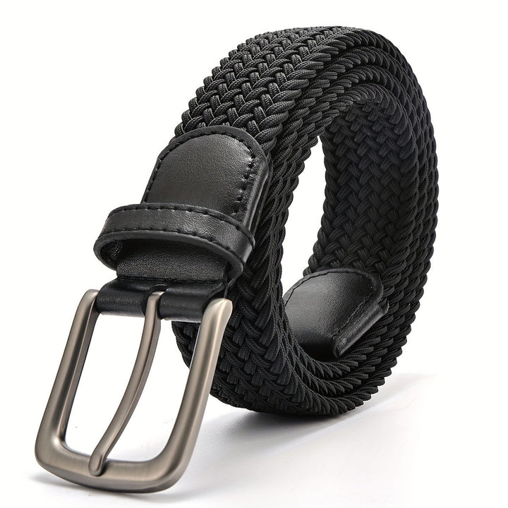 Men's Belt | Stretch Woven Design | Golf & Casual Wear Comfort | Strong Buckle
